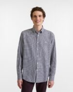 HARMONT & BLAINE - CAMICIA UOMO PIED-DE-POULE IN COTONE (TAGLIE COMODE) CRP001013486M