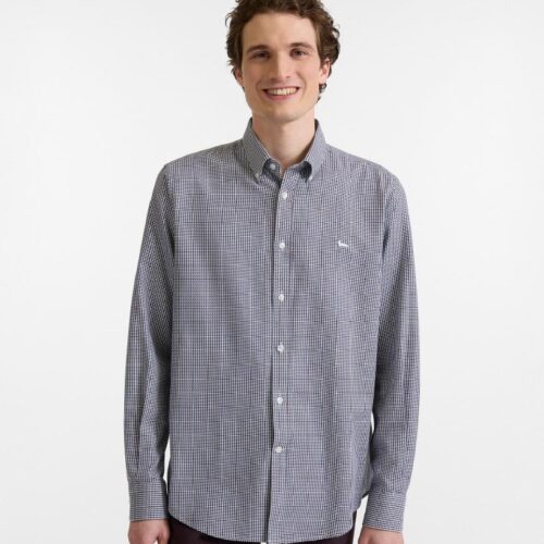 HARMONT & BLAINE - CAMICIA UOMO PIED-DE-POULE IN COTONE (TAGLIE COMODE) CRP001013486M
