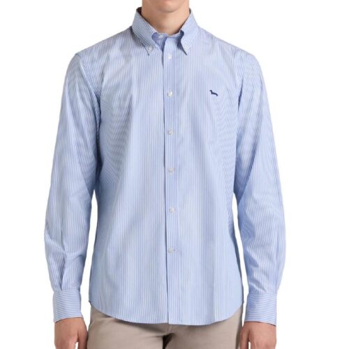 HARMONT & BLAINE - CAMICIA UOMO A RIGHE LAPIS (TAGLIE COMODE) CRP074013439B845