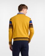 HARMONT & BLAINE - MAGLIA UOMO CON RIGHE PIAZZATE 3D HRP823030788319