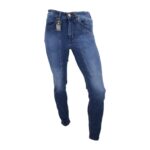 JECKERSON - JEANS LAVAGGIO MEDIO SLIM FIT CON TOPPA DI JEANS