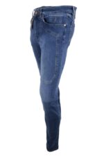 JECKERSON - JEANS LAVAGGIO MEDIO SLIM FIT CON TOPPA DI JEANS