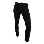 JECKERSON - JEANS NERO SKINNY FIT CON TOPPE DI JEANS