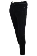 JECKERSON - JEANS NERO SKINNY FIT CON TOPPE DI JEANS