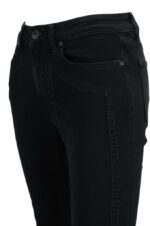 JECKERSON - JEANS NERO SKINNY FIT CON TOPPE DI JEANS