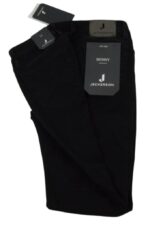 JECKERSON - JEANS NERO SKINNY FIT CON TOPPE DI JEANS