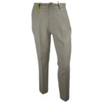 MANUEL RITZ - PANTALONE UOMO MISTO LANA BEIGE CON LACCI