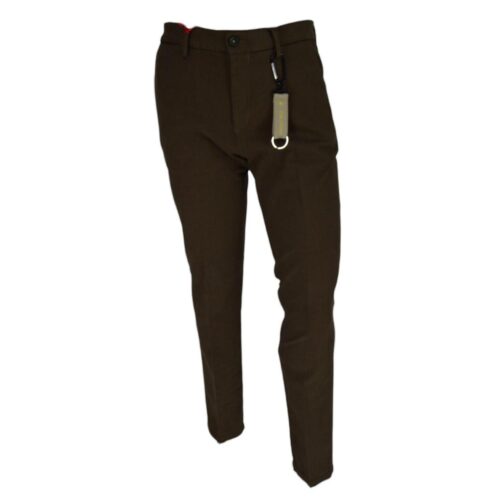 MANUEL RITZ - PANTALONE IN COTONE STRETCH