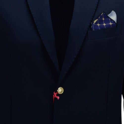 FALKO ROSSO - GIACCA UOMO DOPPIO PETTO FK4420 T130 01