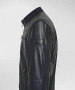 SANDA LEATHER WS Peuterey Giacca Biker In Pelle Blu