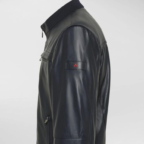 SANDA LEATHER WS Peuterey Giacca Biker In Pelle Blu