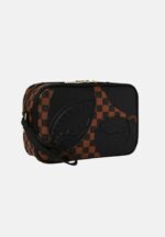 SPRAYGROUND - 910B8282NSZ JETSTREAM BROWN TOILETRY BAG