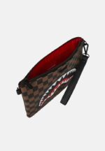 SPRAYGROUND - 910B8239NSZ CHECK 2 EMBOSS CROSSOVER CLUTCH