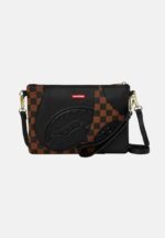 SPRAYGROUND - 910B8283NSZ JETSTREAM BROWN CROSSOVER CLUTCH
