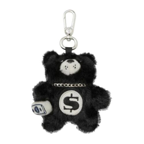 910K8353NSZ FUR CRAY BLACK BEAR CUB KEYCHAIN