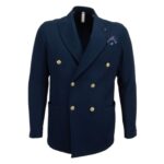 FALKO ROSSO - GIACCA UOMO DOPPIO PETTO FK4420 T130 01