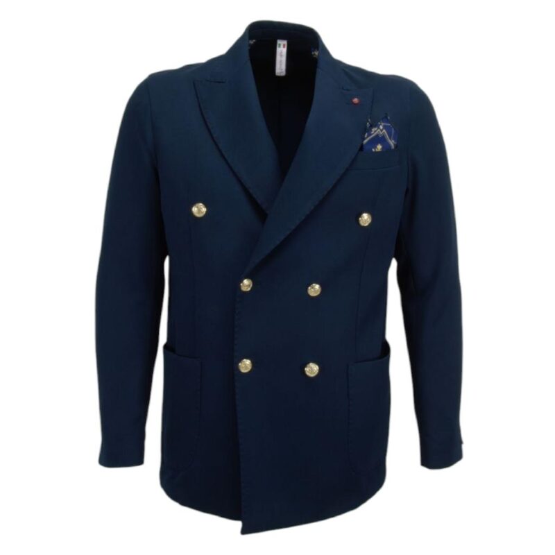 FALKO ROSSO - GIACCA UOMO DOPPIO PETTO FK4420 T130 01