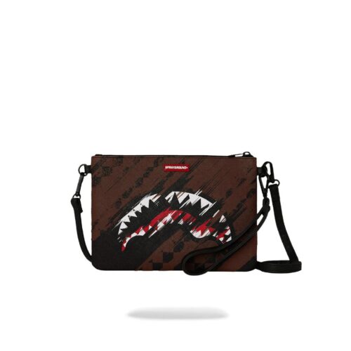 SPRAYGROUND 910B8969NSZ SMEARED GRUNGE CROSSOVER CLUTCH