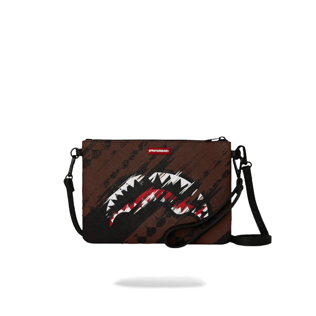 SPRAYGROUND 910B8969NSZ SMEARED GRUNGE CROSSOVER CLUTCH