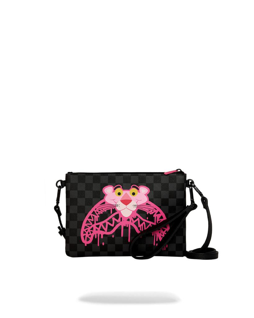 SPRAYGROUND 910B8959NSZ PINK PANTHER DRIPPY DIAMONDS CROSSOVER CLUTCH