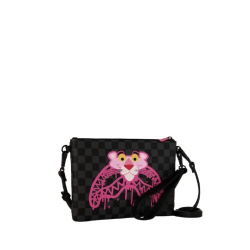 SPRAYGROUND 910B8959NSZ PINK PANTHER DRIPPY DIAMONDS CROSSOVER CLUTCH