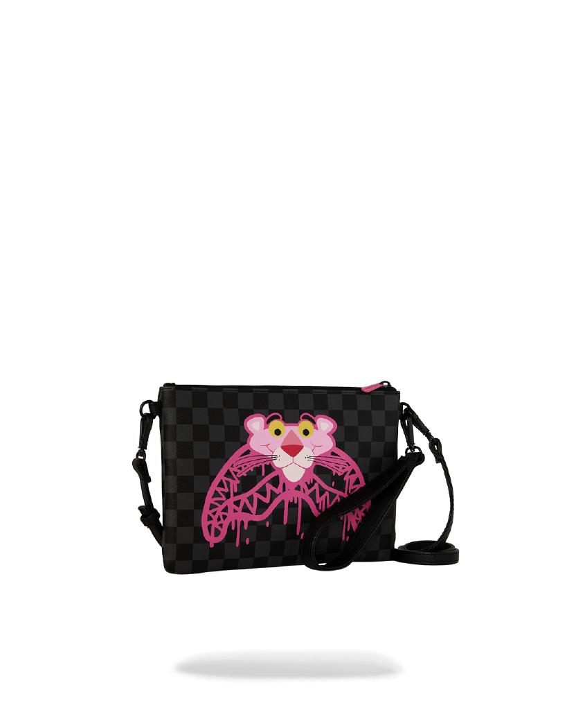 SPRAYGROUND 910B8959NSZ PINK PANTHER DRIPPY DIAMONDS CROSSOVER CLUTCH