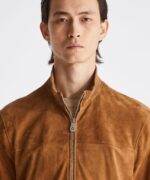 PEUTEREY - Giacca in pelle scamosciata SANDS SUEDE