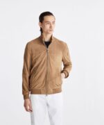 PEUTEREY - Giacca in pelle scamosciata SANDS SUEDE