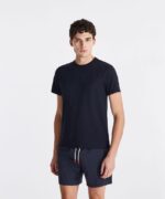 PEUTEREY - ZOLE 02 T-shirt in piquet stretch di cotone e seta