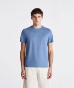 PEUTEREY - ZOLE 02 T-shirt in piquet stretch di cotone e seta