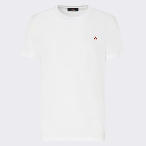 PEUTEREY - MANDERLY 04 T-shirt di cotone con logo ricamato