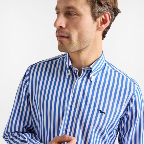 HARMONT & BLAINE - Camicia Uomo a Righe Sorbetto (TAGLIE COMODE)