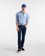 HARMONT & BLAINE - Camicia stampa righe acquerellate TAGLIE COMODE