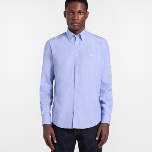 HARMONT & BLAINE - Camicia Uomo Tinta Unita Regular Fit (TAGLIE COMODE)