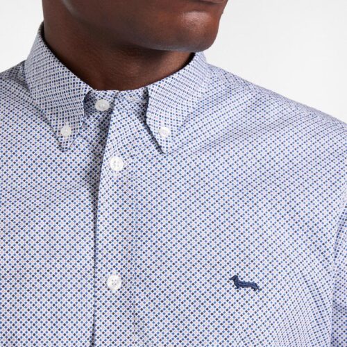 HARMONT & BLAINE - Camicia Micro stampa regular fit (TAGLIE COMODE)