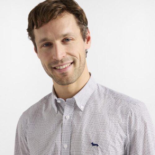 HARMONT & BLAINE - Camicia Micro Fantasia narrow fit