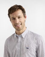 HARMONT & BLAINE - Camicia Micro Fantasia narrow fit (TAGLIE COMODE)