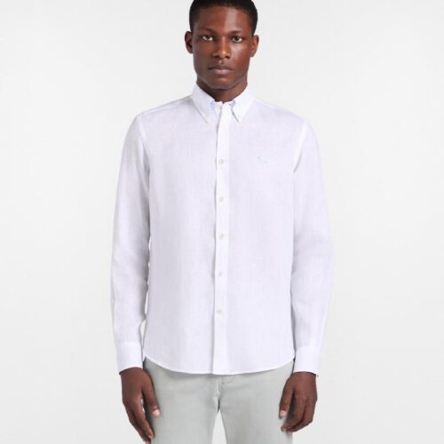 HARMONT & BLAINE - Camicia in puro lino regular fit