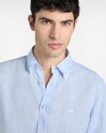 HARMONT & BLAINE - Camicia in puro lino regular fit