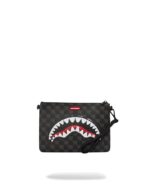 SPRAYGROUND - 910B8948NSZ - SHARKS IN PARIS BALLOON BLACK CROSSOVER CLUTCH