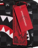 SPRAYGROUND - 910D8911NSZ - GRAY PEEKING CHARACTER CHECK MINI DUFFLE