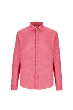 HOMEWARD - CAMICIA UOMO JOSHUA - YD LINEN COTTON WINDSOR COLLAR SHIRT