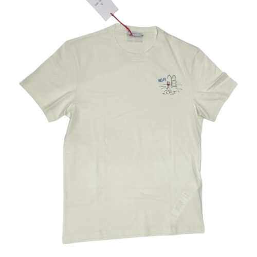 MANUEL RITZ - T-SHIRT CON STAMPA SUL PETTO