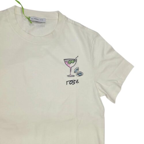 MANUEL RITZ - T-SHIRT CON STAMPA SUL PETTO