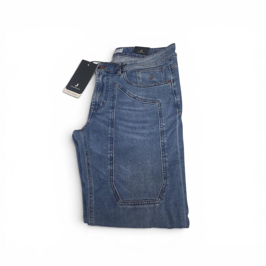 JECKERSON - JEANS CHIARO CON TOPPA DI JEANS