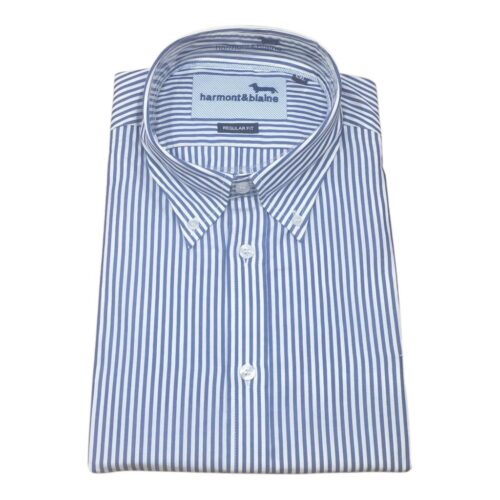 HARMONT & BLAINE - Camicia micro righe regular fit