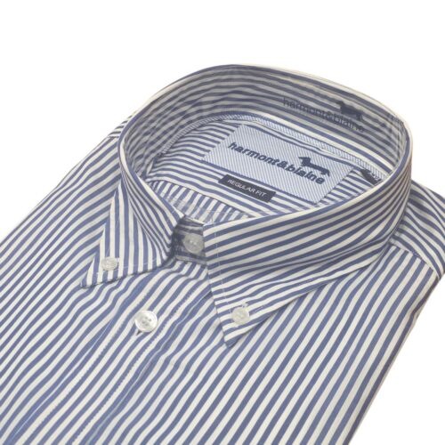 HARMONT & BLAINE - Camicia micro righe regular fit (TAGLIE COMODE)