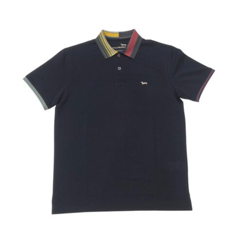 HARMONT & BLAINE - POLO CON COLLO ED ORLI STAMPATI