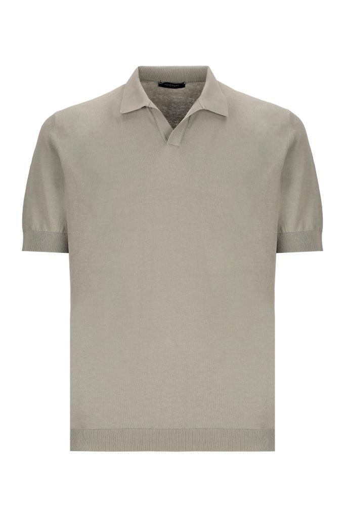 HOMEWARD - POLO CREPE COTTON - GD BUTTONLESS POLO SS RIB 14GG