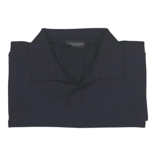 HOMEWARD - POLO CREPE COTTON - GD BUTTONLESS POLO SS RIB 14GG